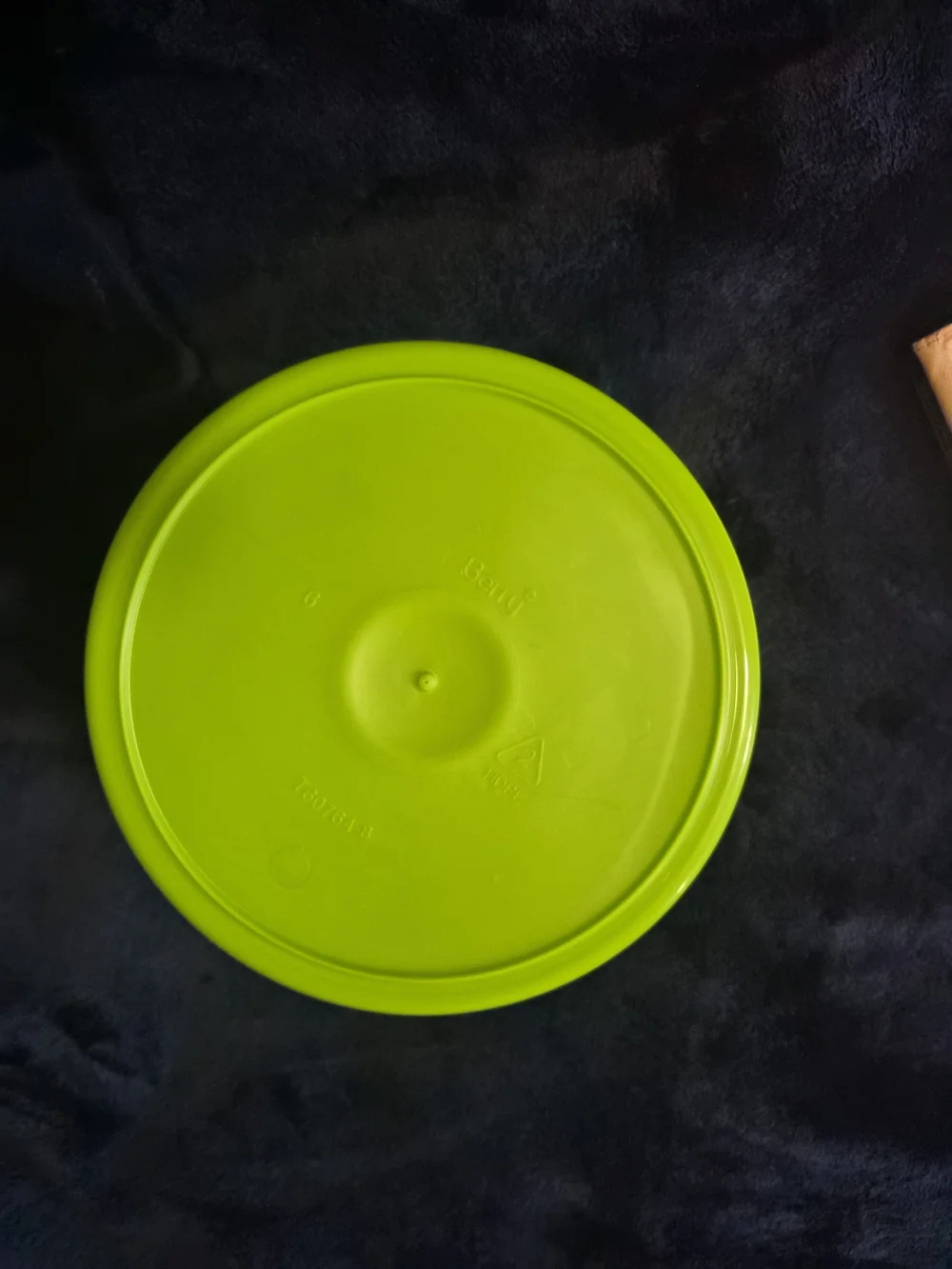 McDonald's Green Kids Boo Bucket with Yellow Handle and Cute Faces
